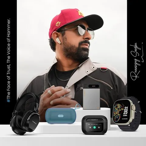 Hammer Ultra Pods TWS Earbuds (Sky Blue) image 7