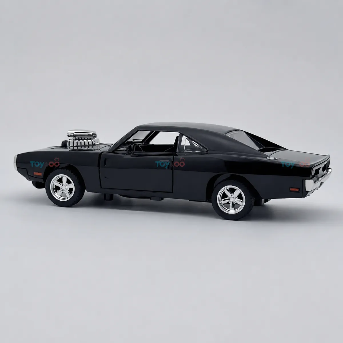 Dodge Charger 1970 Fast & Furious 1:24 diecast scale model car collectible - Black image 4