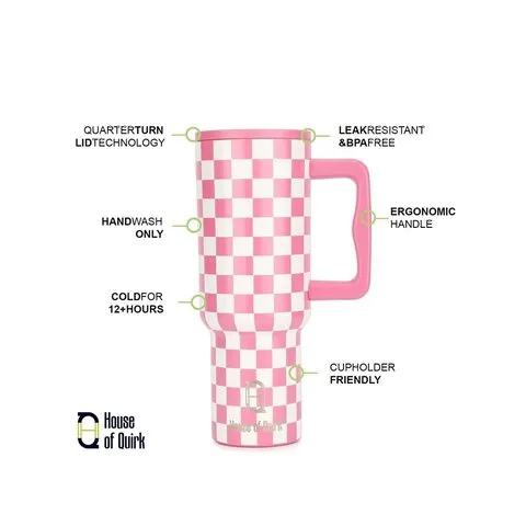 House of Quirk Check Printed Tumbler image 7