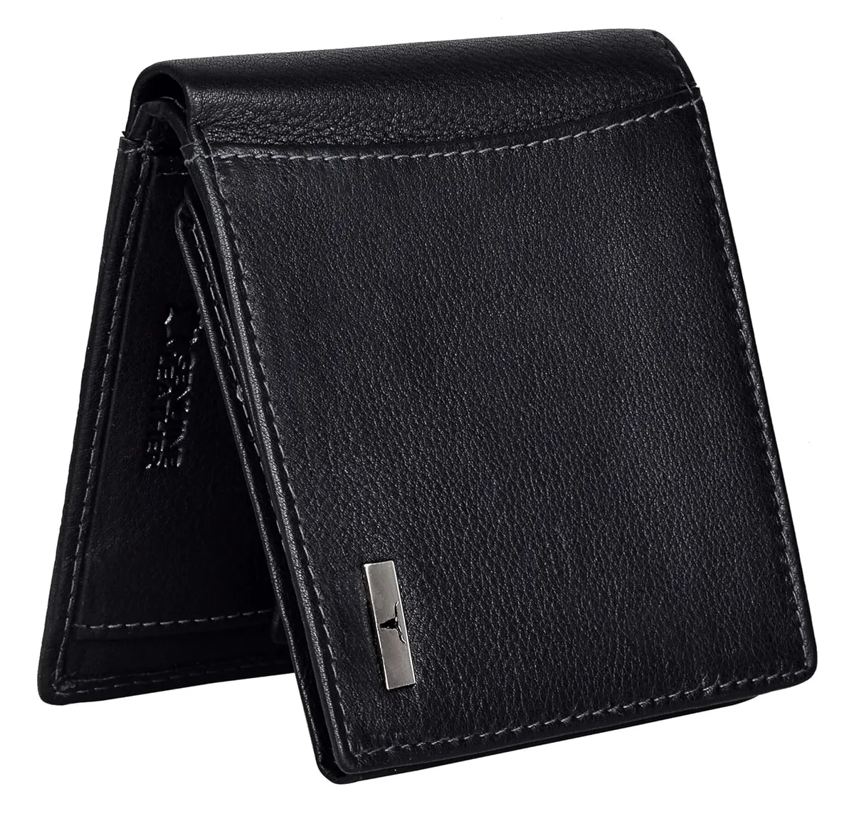 URBAN FOREST Oliver Black Leather Wallet for Men with RFID Protection image 6