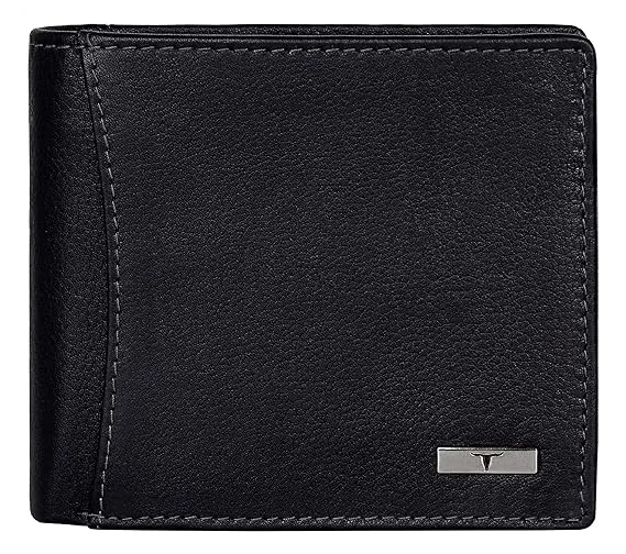URBAN FOREST Oliver Black Leather Wallet for Men with RFID Protection image 2