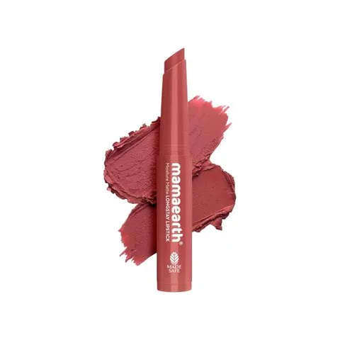 Mamaearth Moisture Matte Longstay Lipstick (01 Carnation Nude)