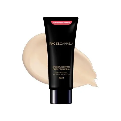 Faces Canada Weightless Matte Finish Foundation (Ivory 02)