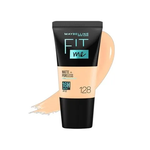 Maybelline New York Fit Me Matte + Poreless Liquid Foundation (Warm Nude 128)
