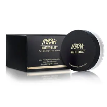 Nykaa Matte to Last Oil Control Loose Setting Powder - Bake, Blur & Set! - White