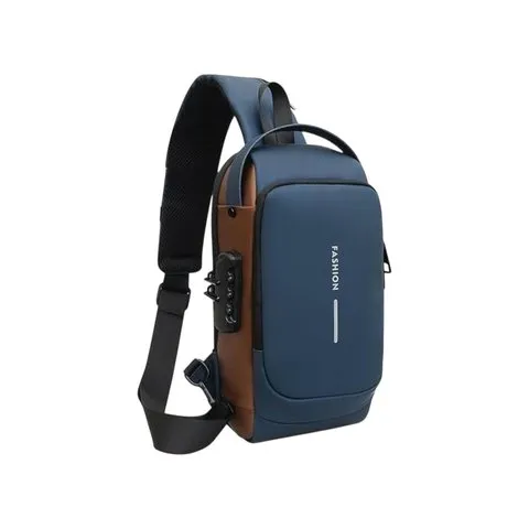 Tekcool Crossbody Waterproof Sling Bag (Blue)