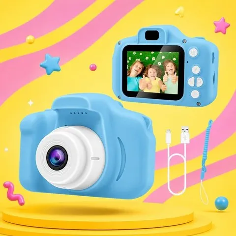 Kidara Digital Toy Camera for Kids (Blue)