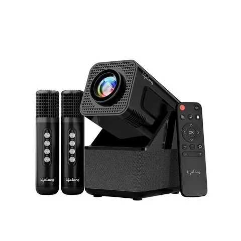 Lifelong Roar Karaoke Projector (Black, 48 W)