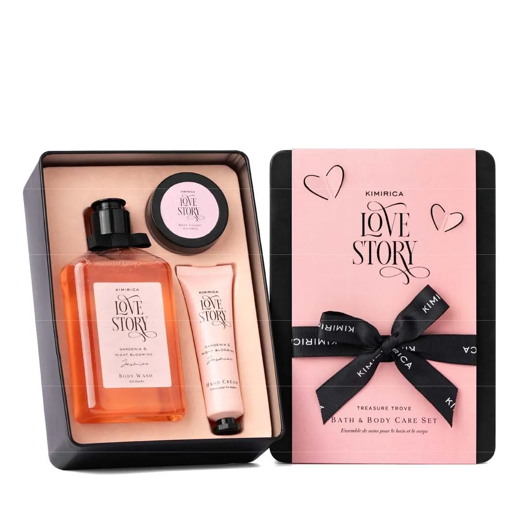 Kimirica Gift for Women's & Girls Luxury Gift Set Love Story Treasure Trove , Set of 3