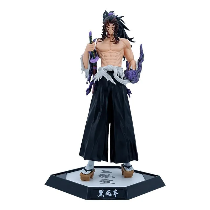 YOURKARTS.COM Demon Slayer Anime Character Action Figure, Red Battle Form, 29 cm Height, Collectible Statue