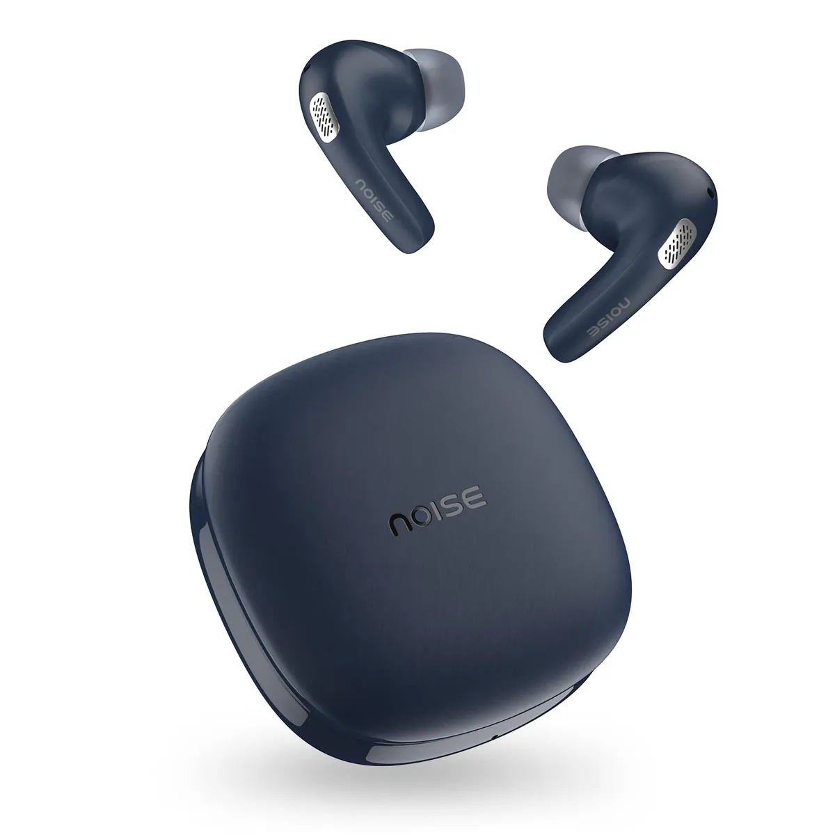 Noise Newly Launched Buds E1 V2 in-Ear Truly Wireless Earbuds with Pebble Grain Design, 35H of Playtime, Quad mic ENC,10mm Driver, Low Latency, BT v5.3 (Cobalt Blue)