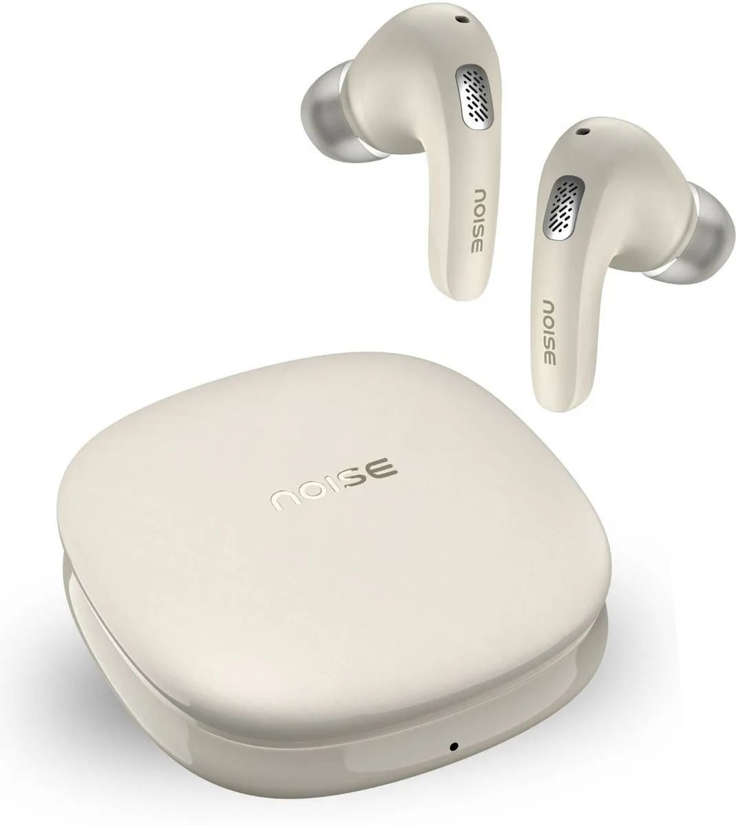 Noise Buds E1 V2.0 (2026 Launch) 35H Battery, Quad mic ENC, HyperSync, BTv5.3 Bluetooth | Dune Beige
