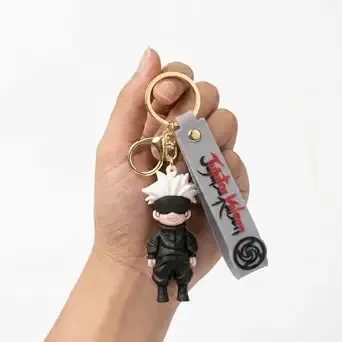 Cartoon Keychains for Girls & Boys – Cute Silicone Keyring Accessories for Kids, Fun Charms for Backpack, Purse, Car – Kawaii Key Holder Gift for Birthday