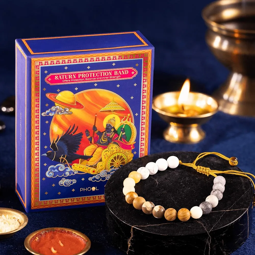 Saturn Protection Rakhi for Brother by Phool (1 pc)