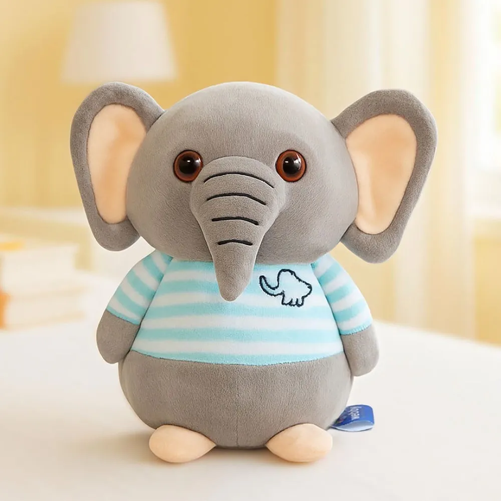 Webby Elephant Blue Soft Toy (1 pc)