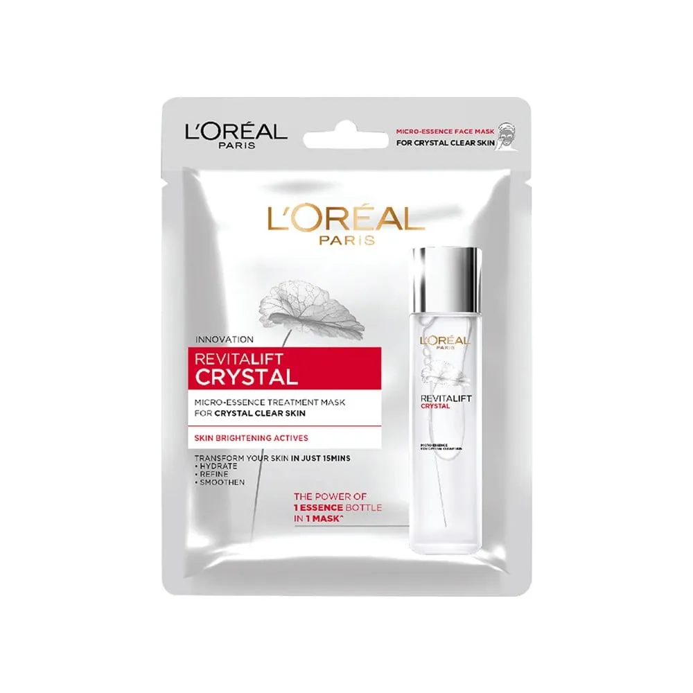 L'Oreal Paris Revitalift Crystal Micro-Essence Brightening Sheet Mask (1 pc)