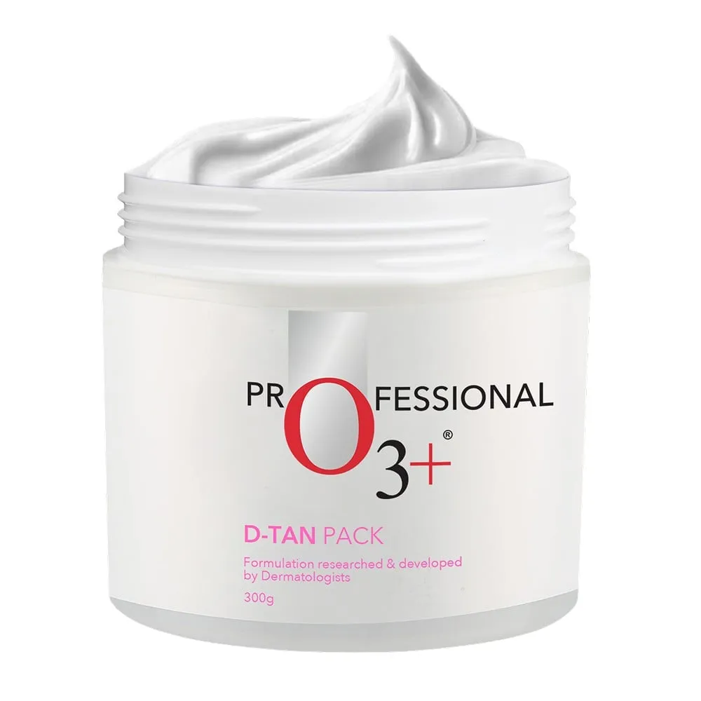 O3+ Professional D-Tan Face Pack for Detan (300 g)