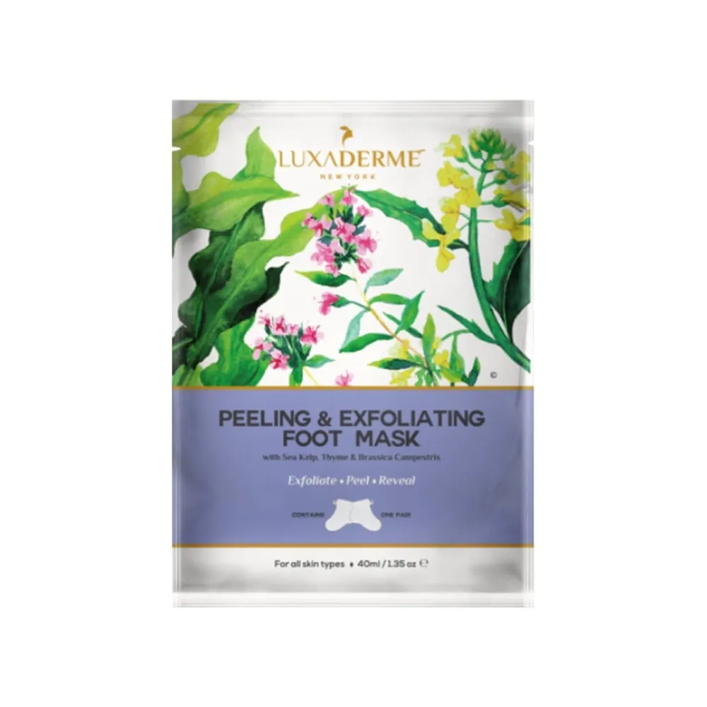 LuxaDerme Peeling & Exfoliating Foot Mask (40 ml)
