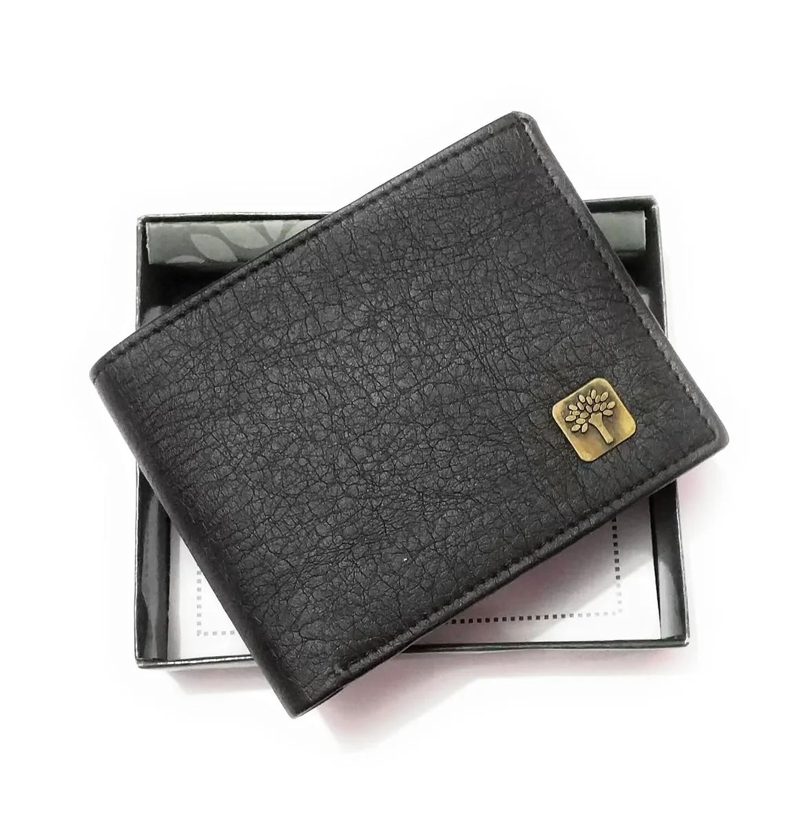 Woodland Black Leather Men's Wallet (Wa_WD_02)