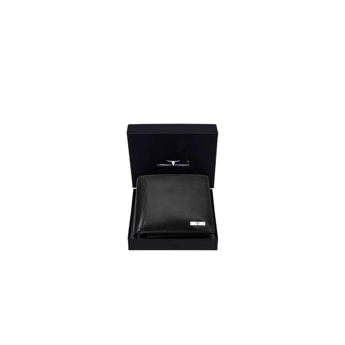 URBAN FOREST Oliver Aniline Black Leather Wallet for Men
