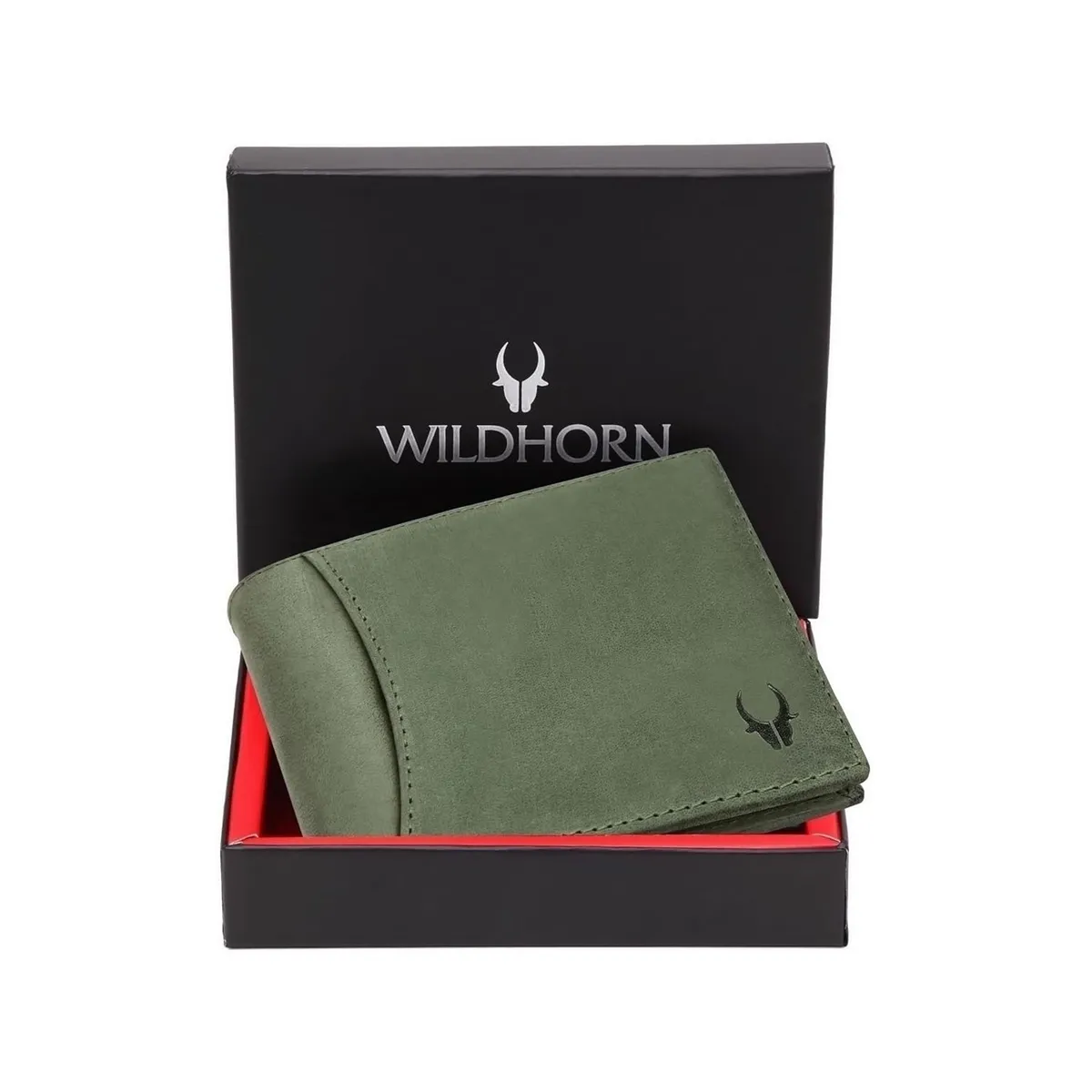 WildHorn Wildhorn India Oliver Green Leather Men's Wallet (WH7311GREEN)