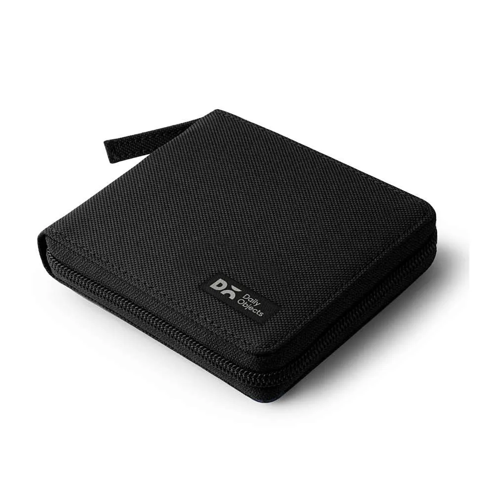 DailyObjects Women's Zip Wallet | Made with Vegan Leather Material | Carefully Handcrafted | Holds up to 8 Cards | Slim and Easy to Fit in Pocket | Coin Pocket with Button Closure