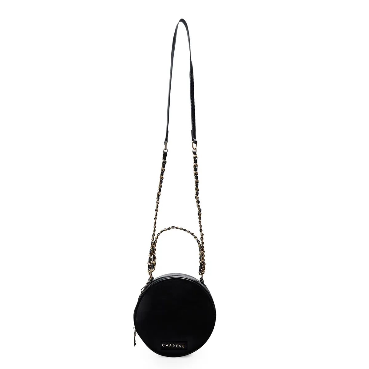 Caprese Clare Sling Bag for Women (Medium, Black)