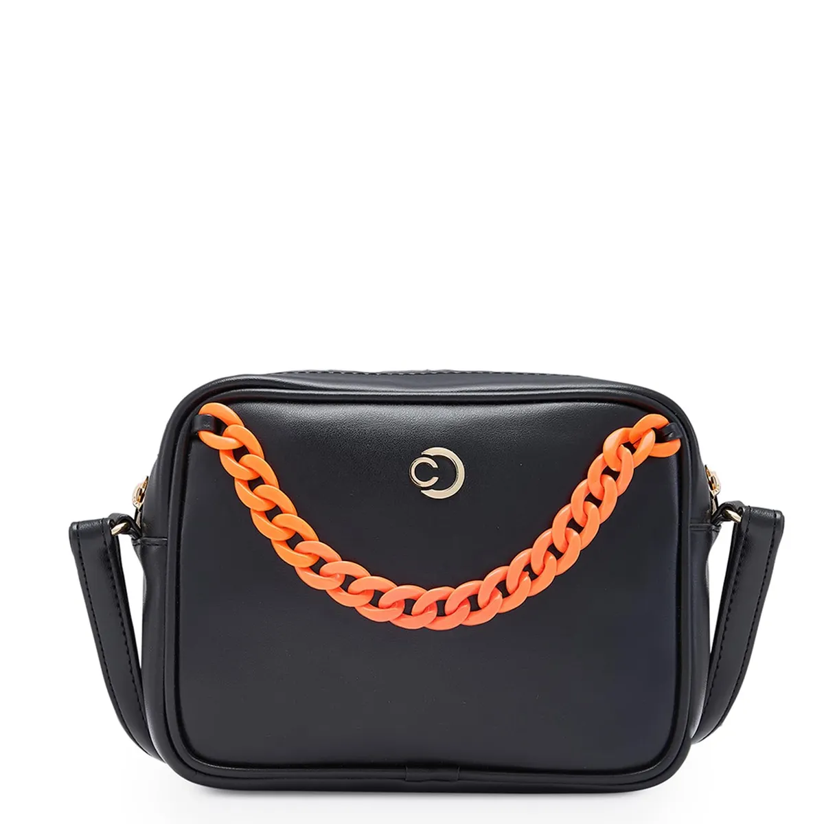 Caprese Perline Sling Bag, Medium | Self Designed Handbag for Women | Adjustable Strap & Spacious Interiors | Perfect Ladies Purse for Carrying Everyday Essentials & Travel