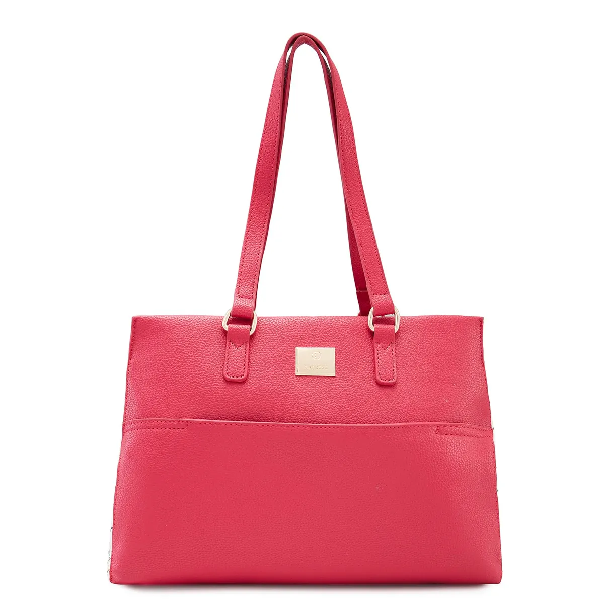 Caprese Shane Satchel Bag, Large | Sleek Solid Designed Shoulder Bag for Women with Adjustable Sling Strap | Easy Back Access Pocket & Spacious | Perfect for College & Office Use