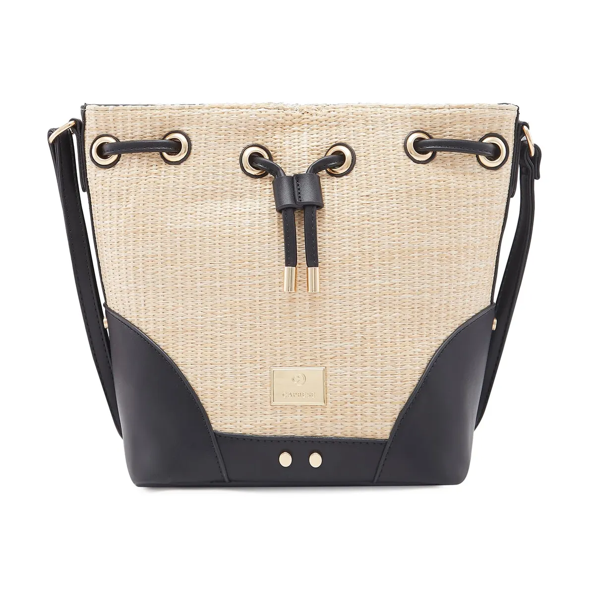 Caprese Georgia Sling Bag, Medium | Self Designed Handbag for Women | Adjustable Strap & Spacious Interiors | Perfect Ladies Purse for Carrying Everyday Essentials & Travel