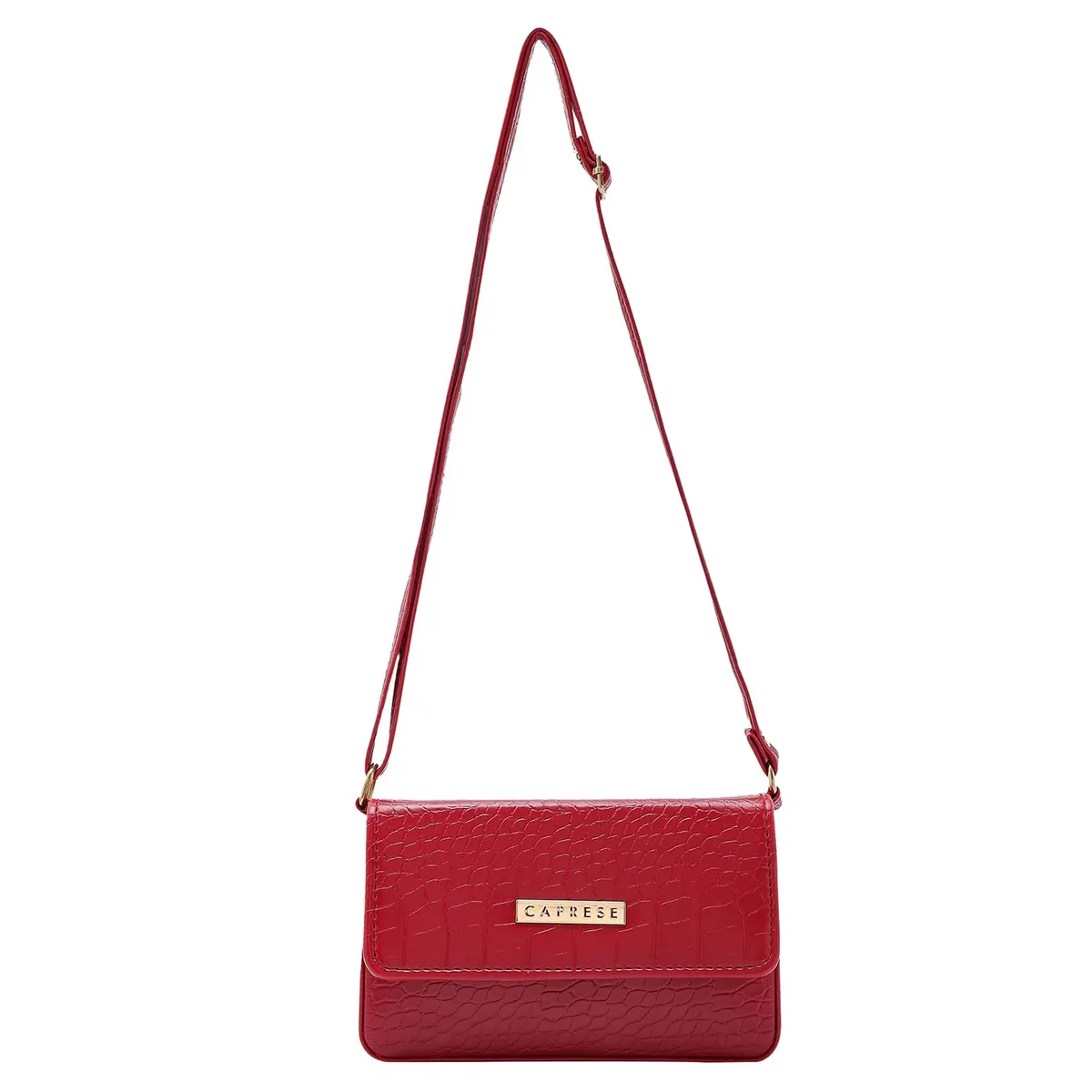 Caprese Comm Medium Sling Bag for Women | Stylish Sling Bag with Adjustable Strap & Magnetic Closure | Crossbody Handbag for Travel, Office & Casual Use