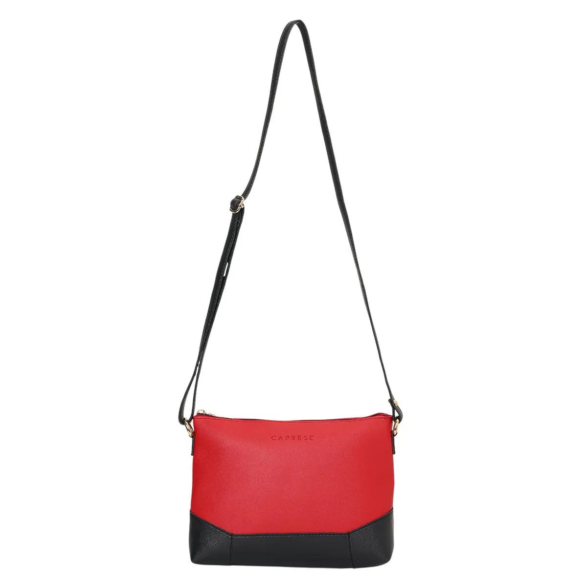 Caprese Cresto Medium Sling Bag for Women | Solid Crossbody Handbag with Adjustable Strap | Zipper Closure | Daily Casual & Travel Purse