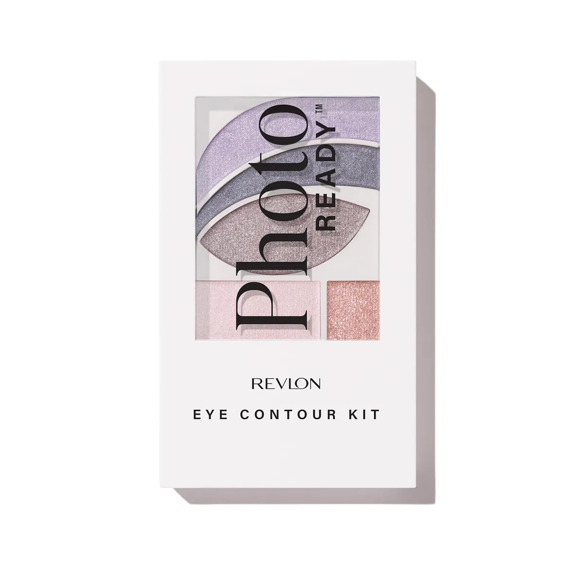REVLON Photoready Eye Contour Kit, Eyeshadow Matte Palette With 5 Wet/Dry Shades & Double-Ended Brush Applicator, Watercolors (520), 0.1Oz, Multicolor