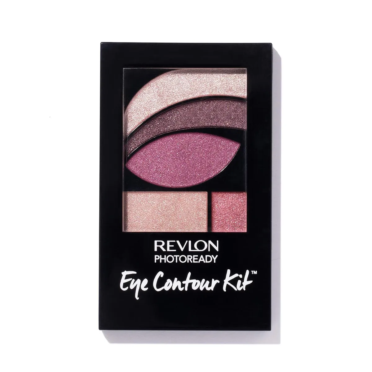 REVLON Photoready Eye Contour Kit, Shimmery Eyeshadow Palette With 5 Wet/Dry Shades & Double-Ended Brush Applicator, Romaticism (540), 0.1Oz, Multicolor