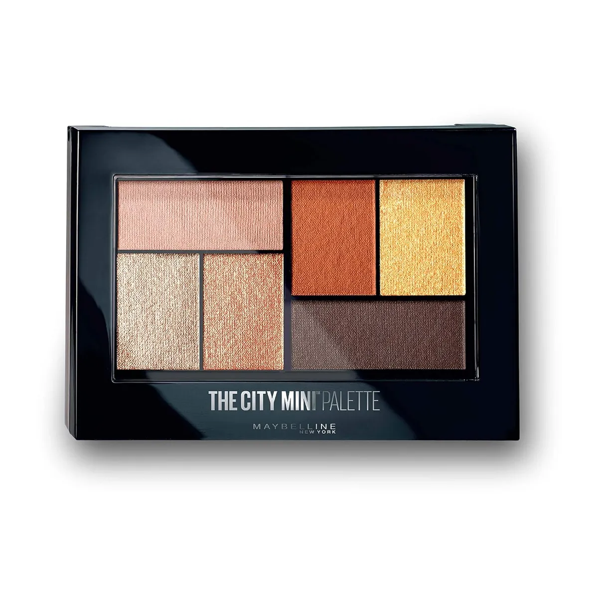 Maybelline New York Eyeshadow Palette, 6 Highly Blendable Shades, Sheer Finish, City Mini Palette, Brooklyn Orange, 6.4g