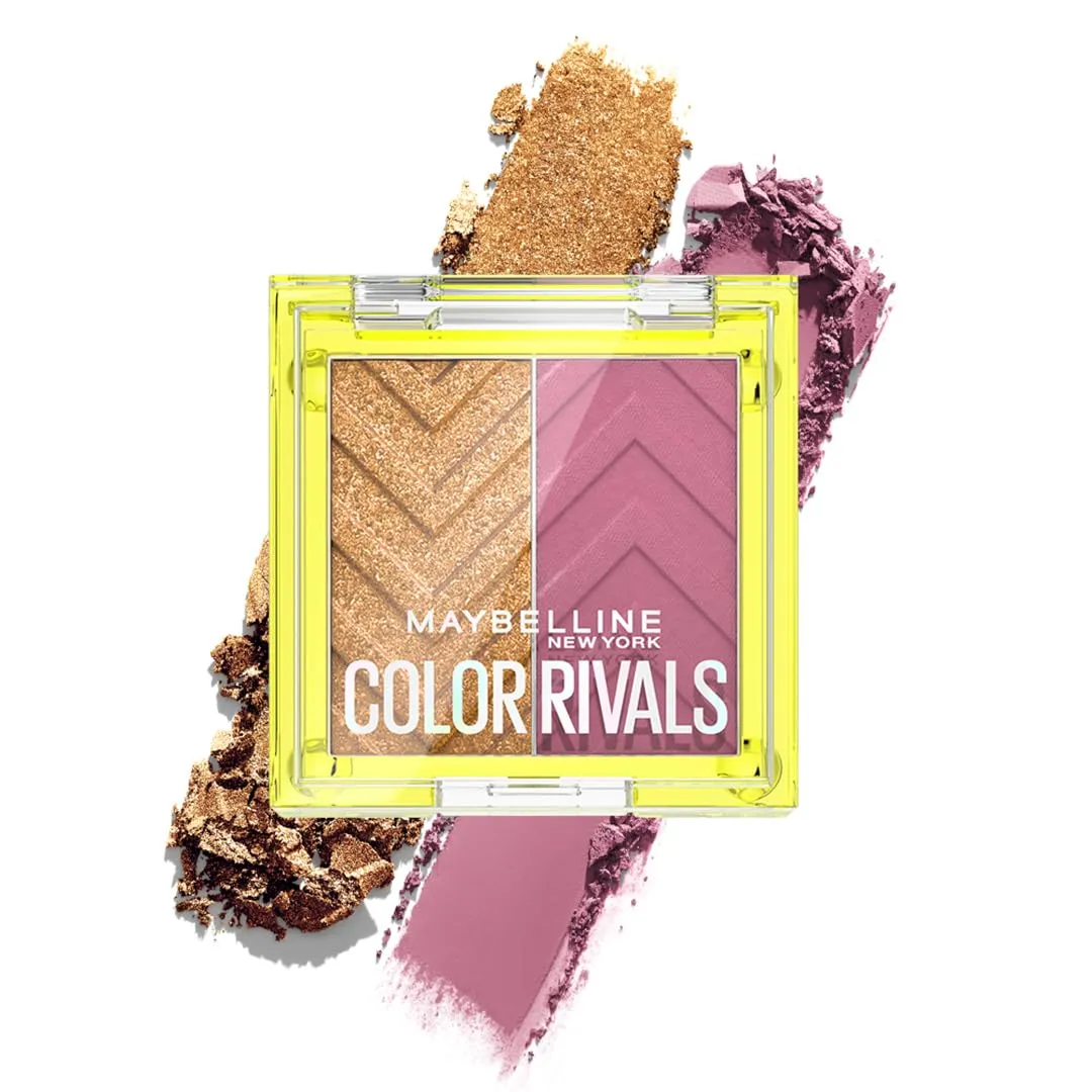 Maybelline Color Rivals Longwear Duo Eyeshadow Palette: Assertive x Coy