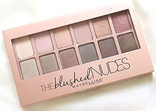 Maybelline The Blushed Nudes Eyeshadow Powder (12 Shades In One Palette) With Ayur Product In Combo, Multi, Matte Finish