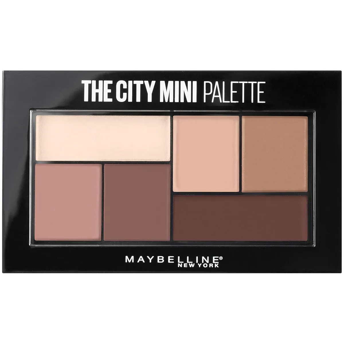 Maybelline The City Mini Eyeshadow Palette Powder Makeup, Matte About Town, 0.14 Oz., Multicolor