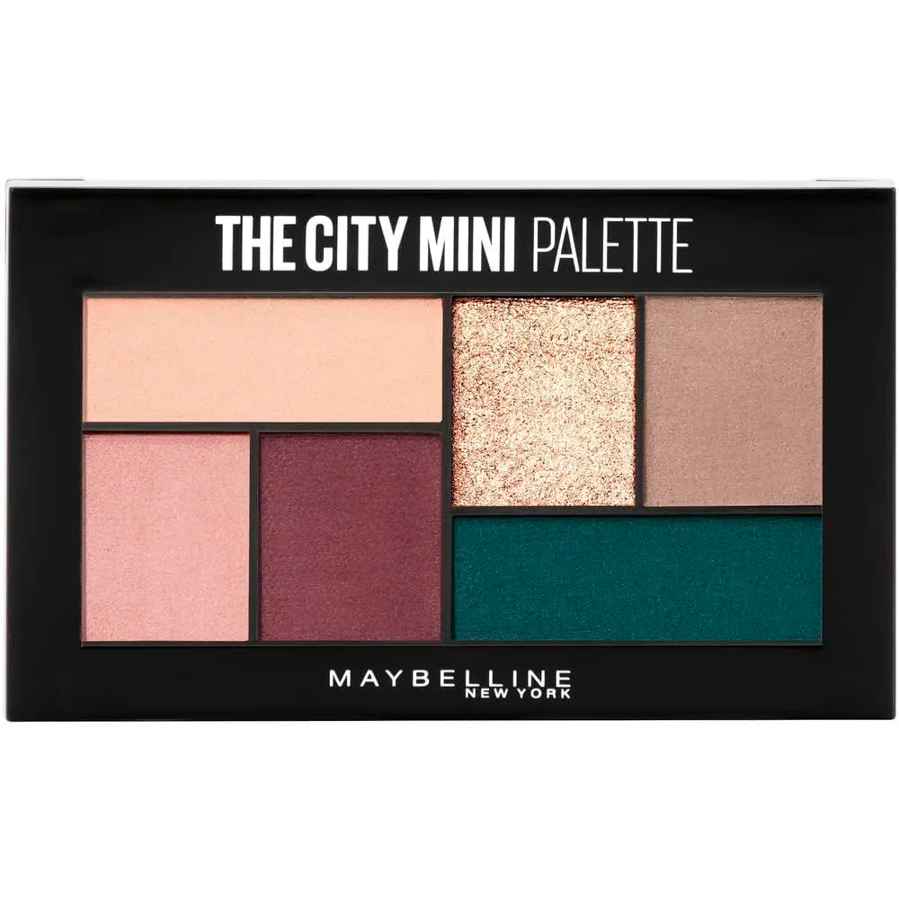 Maybelline New York The City Mini Matte Eyeshadow Palette Makeup, Diamond District, 0.14000000000000001 Ounce, Multi