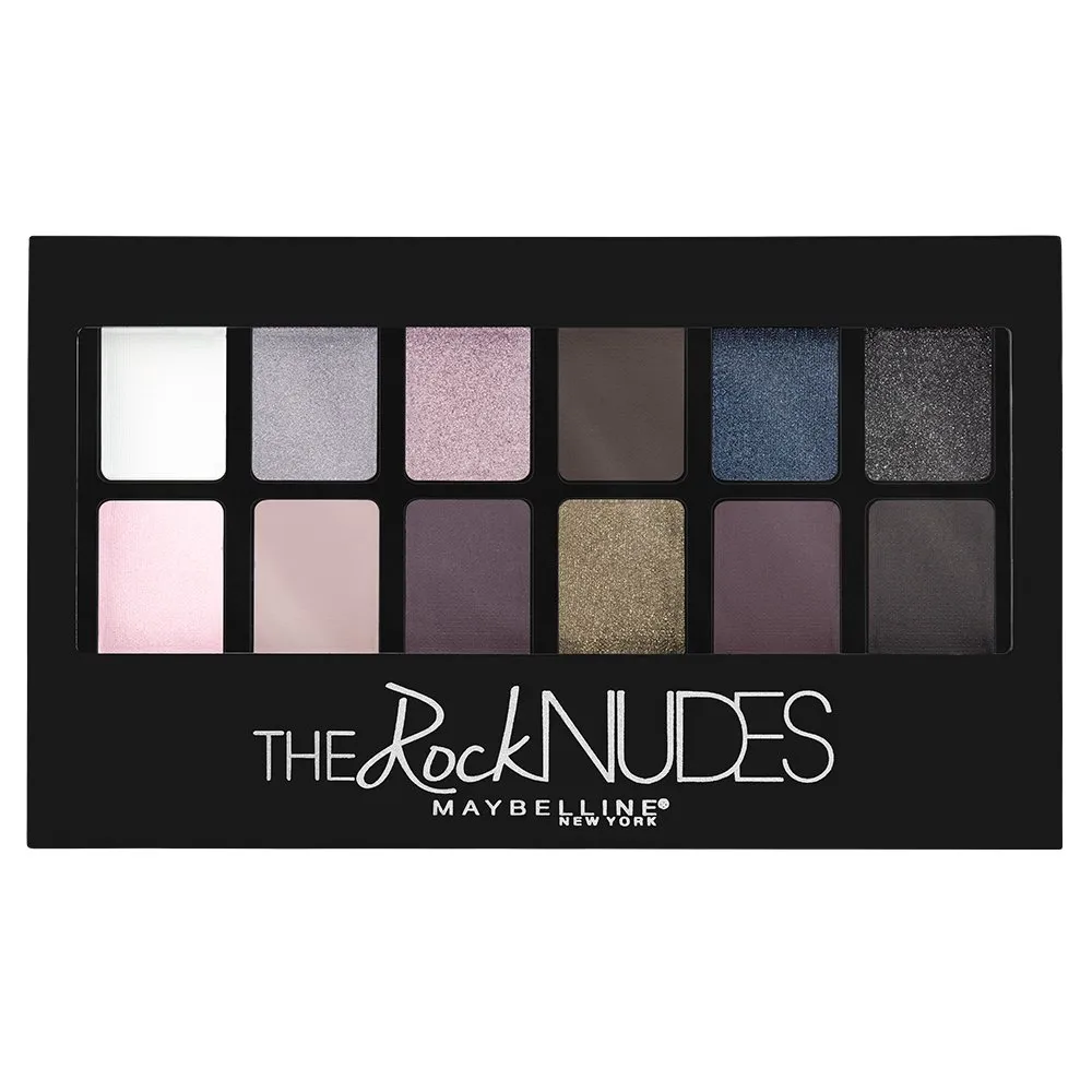Maybelline New York The Rock Nudes Palette Powder, 0.35 Ounce, Multi, Matte Finish