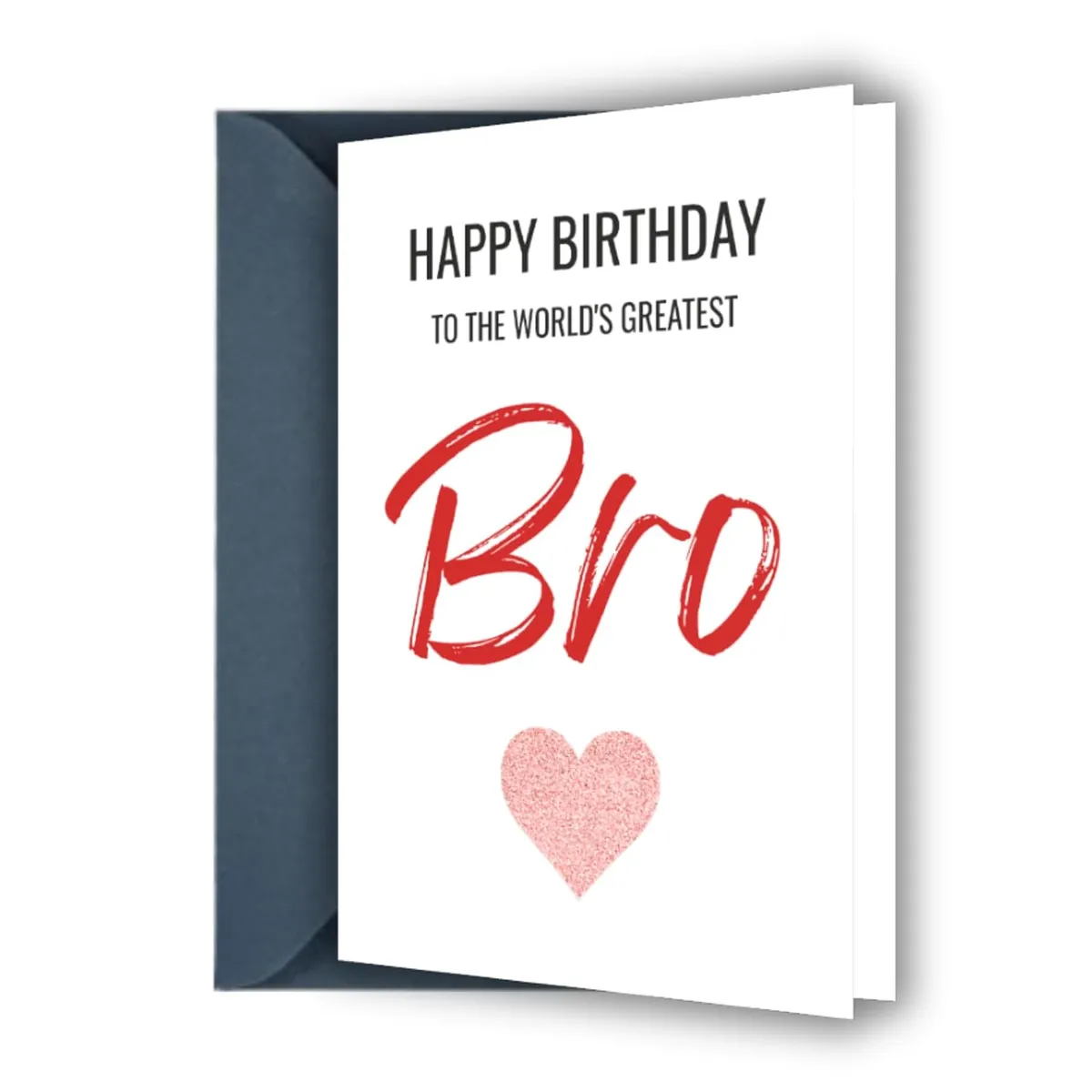 Happy Birthday Greeting Card for Brother | Birthday Gift Card with Envelope