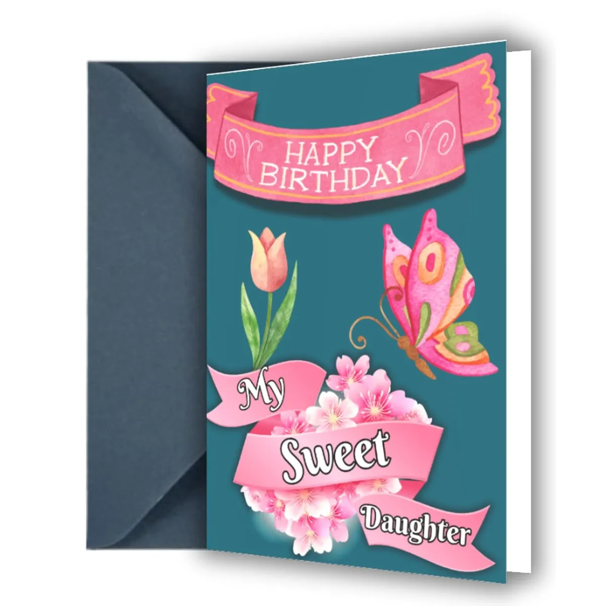 Birthday Greeting Card for Daughter | Happy Birthday Greeting Cards for Kids | Birthday Gift