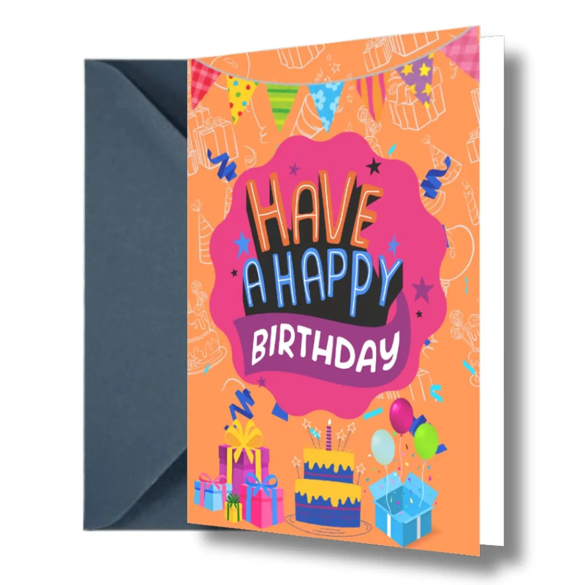 Happy Birthday Card | Greeting Card for Friend With Envelope