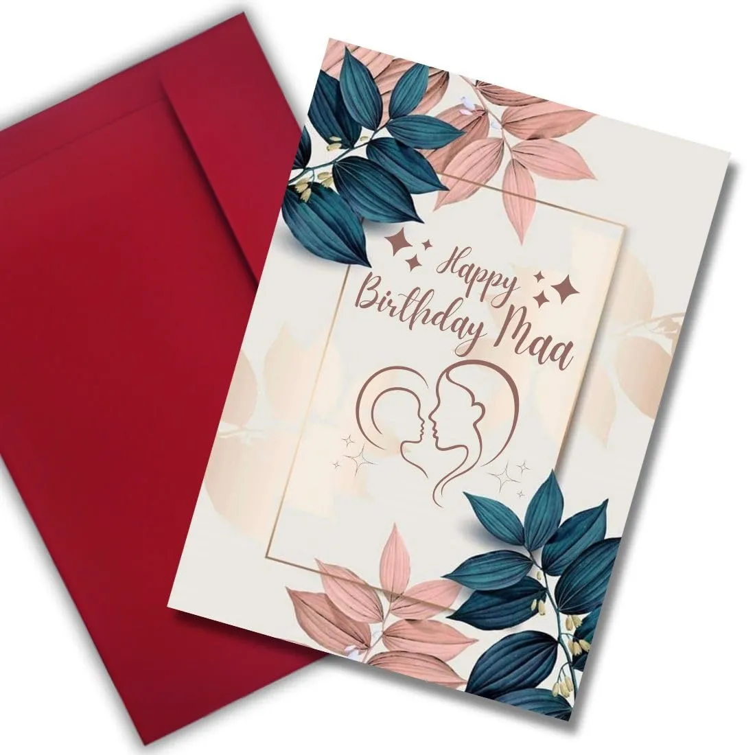 AanyaCentric Mother Ma Maa Mom Special Birthday Printed Greeting Card - Prewritten Message Inside