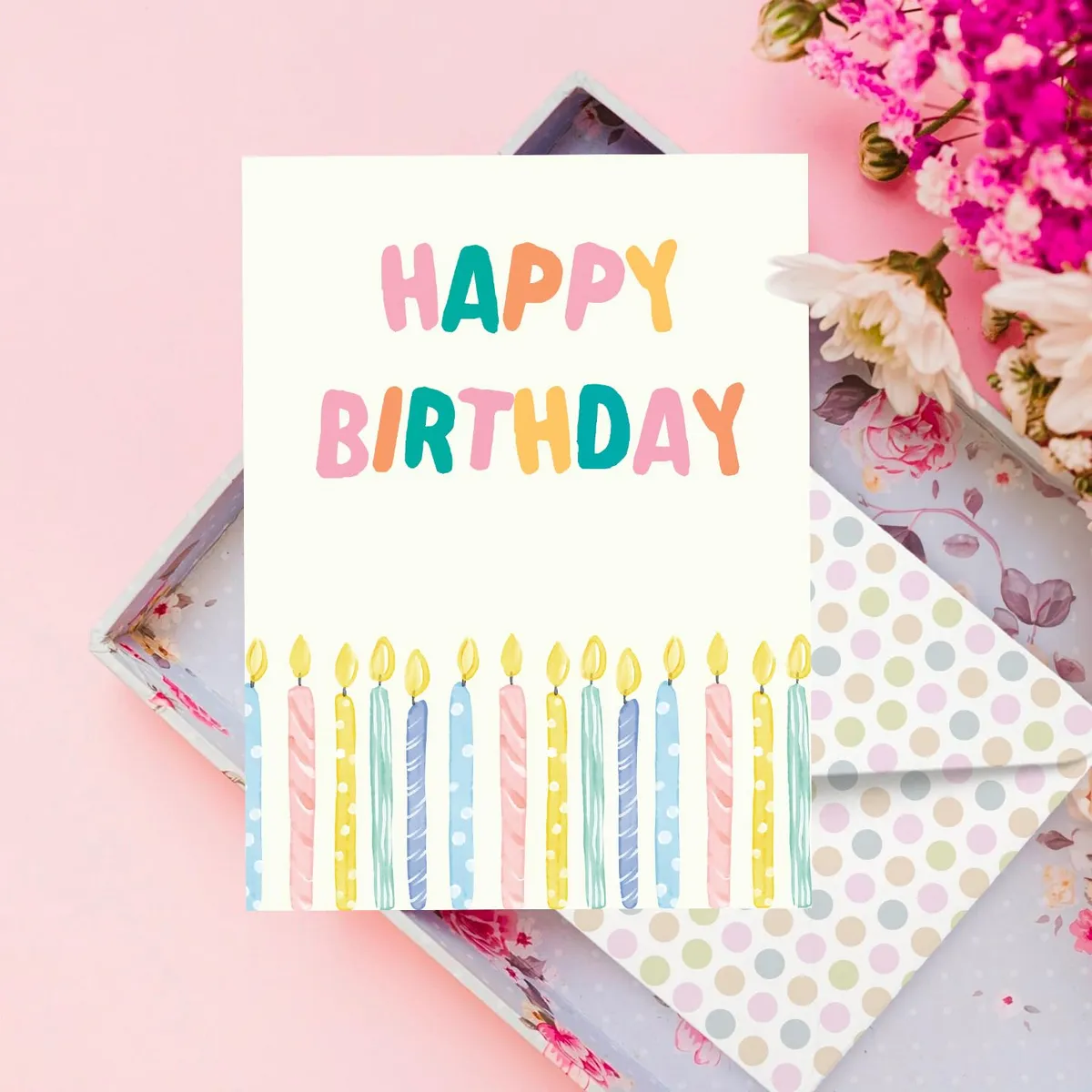 Party Propz Happy Birthday Card With Envelope - 1 Pc, Greeting Card For Birthday, Birthday Card For Husband, Greeting Cards (Cardstock)(Multicolor)
