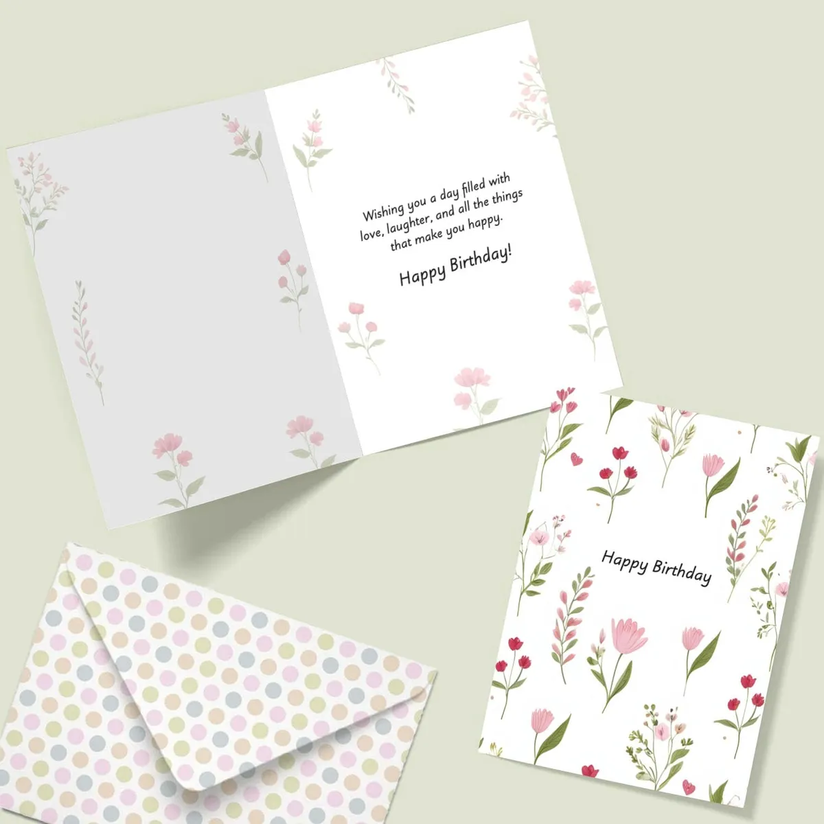 Party Propz Happy Birthday Greeting Card With Envelope/Birthday Card For Friend/Happy Birthday Note Card (1pc) (Cardstock) (Multicolour)