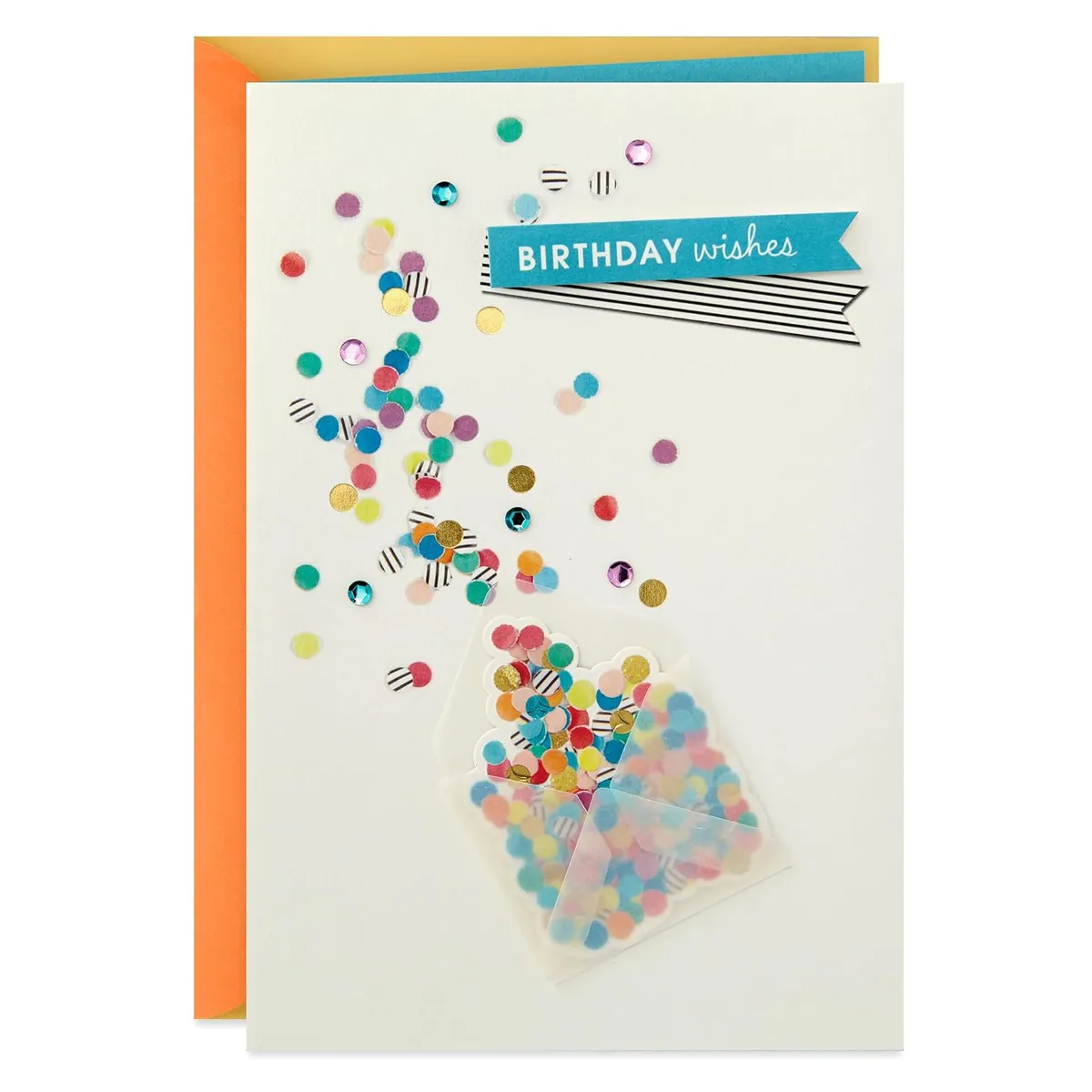 Hallmark Birthday Greeting Card for Her (Envelope with Confetti)