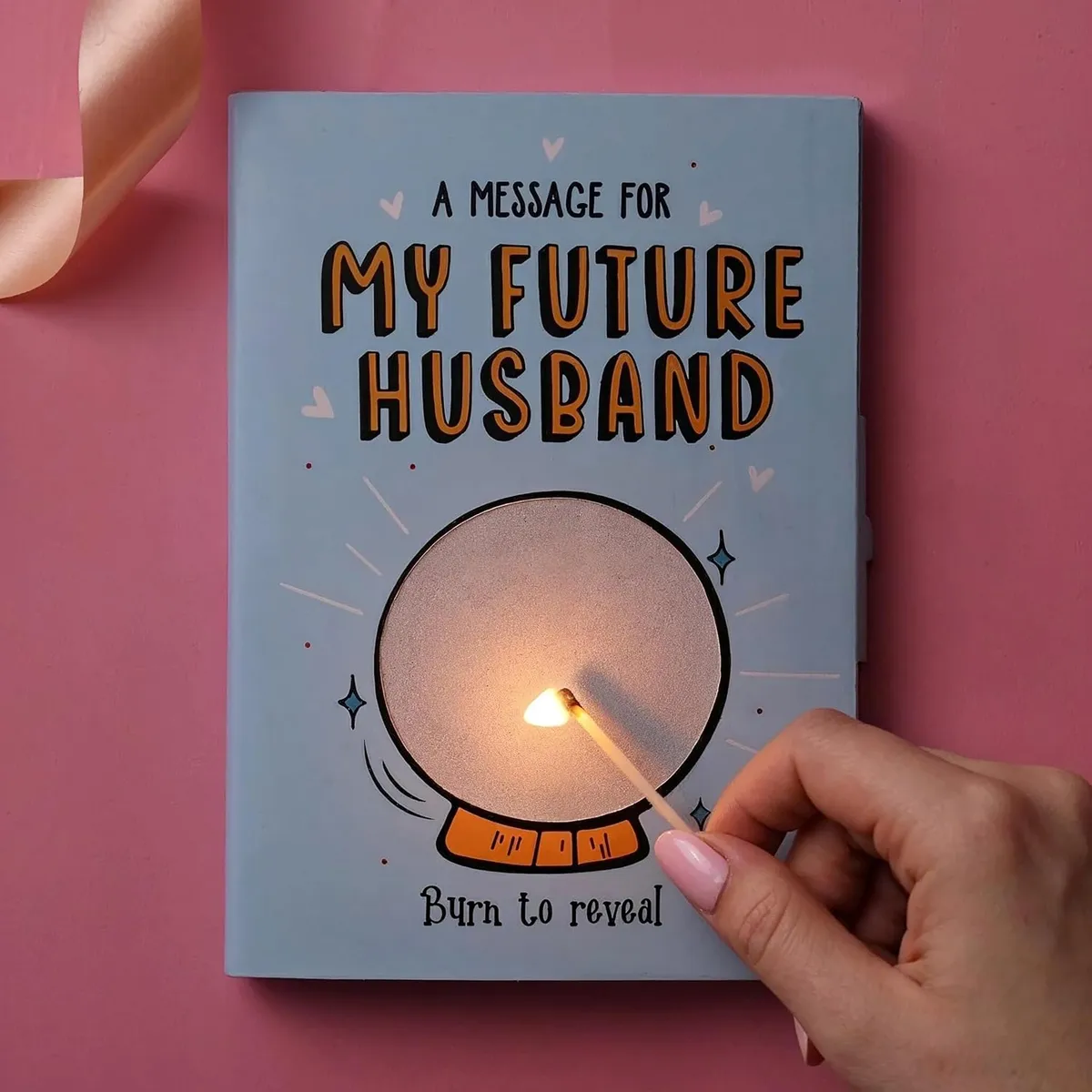 Oye Happy – Future Husband Hidden Message Surprise Card for Boyfriend, Fiancé & Partner | Romantic Interactive Reveal Greeting Card for Anniversary & Special Occasions | Unique Love Card for Him
