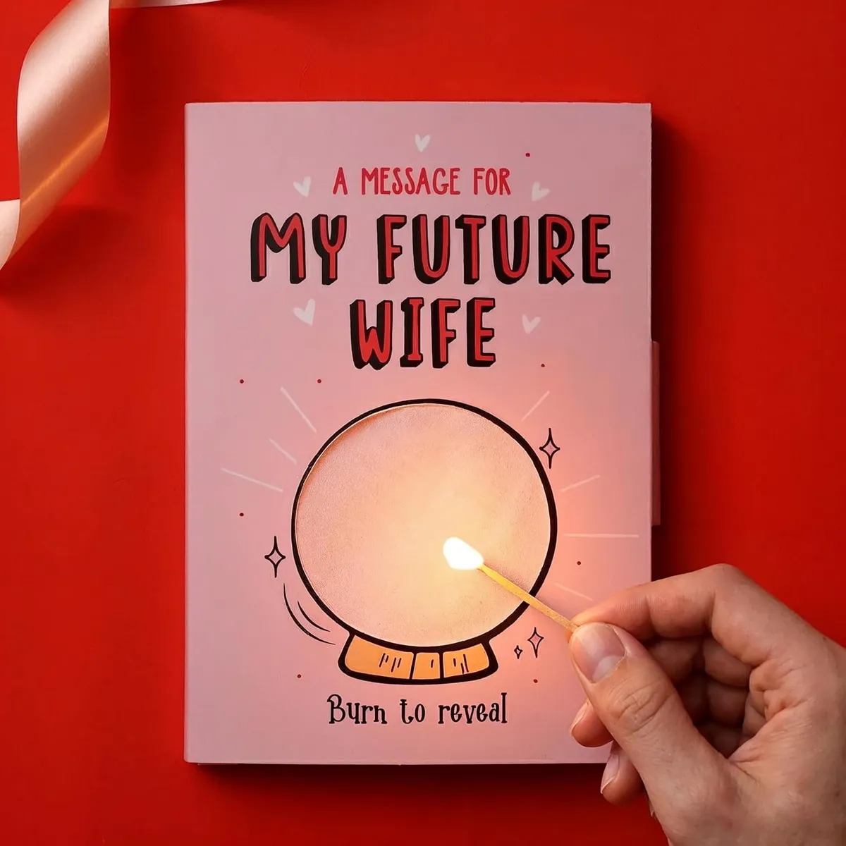 Oye Happy – Future Wife Hidden Message Surprise Card for Girlfriend, Fiancee & Partner | Romantic Interactive Reveal Greeting Card for Anniversary & Special Occasions | Unique Love Card for Her