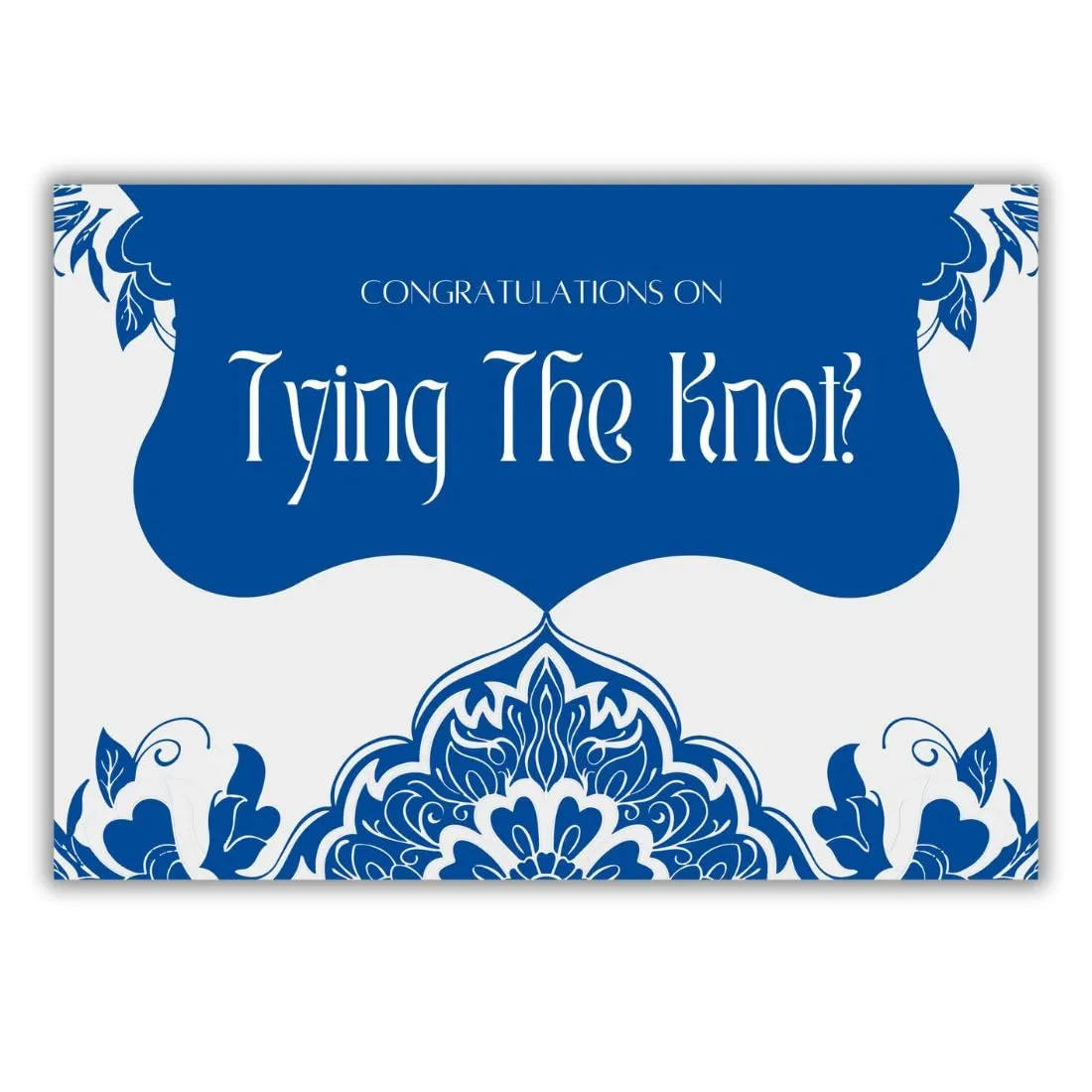 AanyaCentric Wedding Gift - Printed Greeting Card 5.8x8.3inches A5 Size with Envelope - Perfect Marriage Gift For Couples - Suitable For All Relations